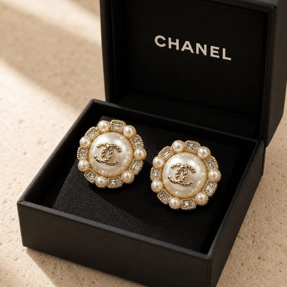 CHANEL Classic Parisian Earrings Style 41 | New with Box - Picture 3 of 9